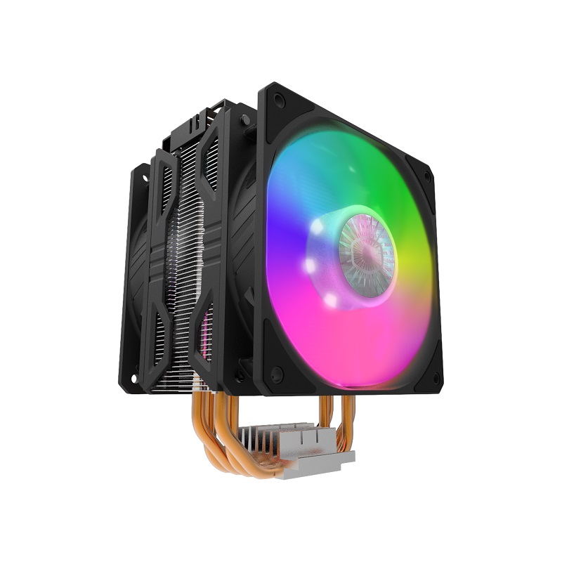  CPU Cooler: Hyper 212 LED Turbo ARGB, 2x 120mm ARGB PWM Fan, 120x110x159mm, <br>Support: Intel LGA1700, LGA1200, LGA115x, LGA20xx*, LGA1366, AMD AM4, AM3, AM2, FM2, FM1  